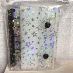 ⭐︎シール帳⭐︎　A７サイズ　リフィル10枚入り　ブラック　黒