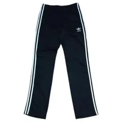 古着 adidas アディダス トラックパンツ ジャージ ブラック Ｍ