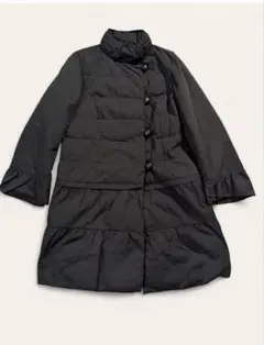 未使用　ジャンニロジュディチェ　42,900円　パイルデザインフーディーコート黒 未使用 ジャンニロジュディチェ 42,900円 パイルデザイン