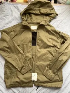 TK ウィンドブレーカー　カーキ　フード