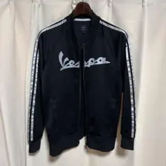 y080508 希少 adidas×Vespa ジャージ ブラック デカロコ Mのサムネイル