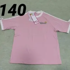 《140》新品　トイストーリー　ハム　半袖　Tシャツ　リボン