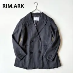 ■リムアーク【定価3.3】バックタックジャケットダブルボタンチャコールグレー