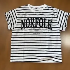 PINK-latte ボーダーTシャツ M 150cmのサムネイル