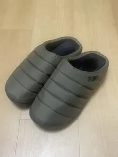 ☆ マウンテンカーキ ☆ 30～31.5cm subu サンダル 通販 スリッパ ダウンスリッパ スブ ダウンサンダル メンズ レディース スリッポン 外 SUBU スブ 冬サンダル 2025年モデル 消臭剤付き