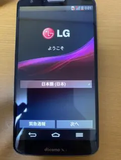 LG L-01F 本体　美品