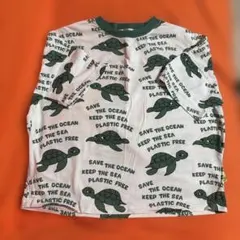 MAKE YOUR DAY カメ Tシャツ 140のサムネイル
