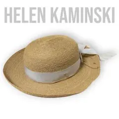 HELEN KAMINSKI リボン付き麦わら帽子 - メルカリ