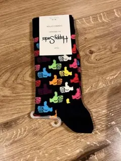 【新品未使用】Happy Socks ハッピーソックス 靴下 23〜25.5cm