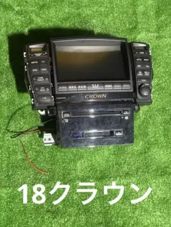 18クラウン　アスリート　純正ナビ TOYOTA 18 クラウン アスリート 後期 純正 HDDナビ