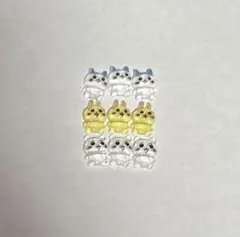 ちいかわ ネイルパーツ ちいかわ うさぎ ハ チワレ 3種9個セット