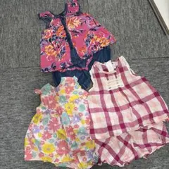 ベビー服 ワンピース 3点セット まとめ売りのサムネイル
