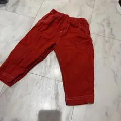 100cm レッド ハーフパンツ
