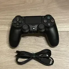 ケーブル付き‼︎ PS4 デュアルショック4 純正品　ワイヤレスコントローラー　m