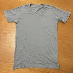 ビーミンググレー Vネック Tシャツ 100%コットン