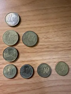 【海外硬貨】ユーロコイン セット（ドイツ・フランス・イタリア他）旅行・収集用のサムネイル