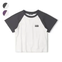 daddy ohdaddyラグランデザイン半袖Tシャツ　v36809のサムネイル