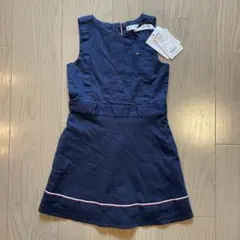 新品　トミーヒルフィガー キッズ ワンピース ネイビー 110cm タグ付き