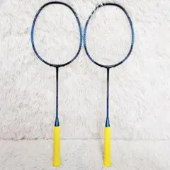 良品】ナノレイ900 青 3u5 バドミントンラケット 2本セット - メルカリ