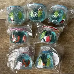 金魚&めんだこ オイルBC 金魚鉢　オイルキーホルダー