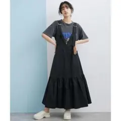 アダムエロペ オーバーオールジャンパースカート