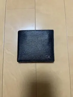Calvin Klein ブラック 二つ折り財布