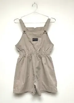 キッズ　ベージュ サロペット オーバーオール　１２Ｙ／150〜160cm