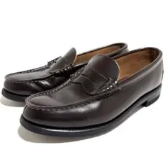 極美品☆REGAL コインローファー 2177 ダークブラウン 茶 25.5cm