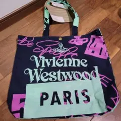 新品 タグ付き ヴィヴィアンウエストウッド トートバッグ パリ限定 レア