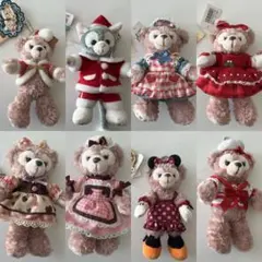 ドナルド デイジー スクルージ ぬいぐるみバッジ ディズニーランド