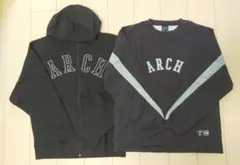 ARCH Lサイズ　パーカーとクルーネックシャツのセット