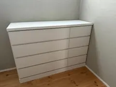 IKEA チェスト タンス 収納 ノールドリ NORDLI ホワイト - メルカリ