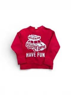 moujonjon 赤 トレーナー 120