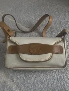 HUNTING WNRLD オフホワイト レザーショルダーバッグ