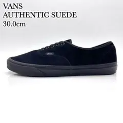 【希少サイズ】VANS オーセンティック スエード ブラック US 30cm