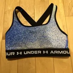 UNDER ARMOUR スポーツブラ SM 青/黒/黄