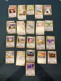 ポケモンカード 旧裏面 まとめ売り 22枚 - メルカリ