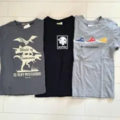 新品・タグ付き　130cm　ロンT3枚セット