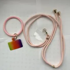 2セット スマホショルダー スマホストラップ ネックストラップ シリコーンリング