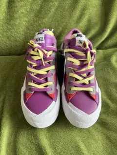 KAWS × sacai × Nike Blazer Low  Purple