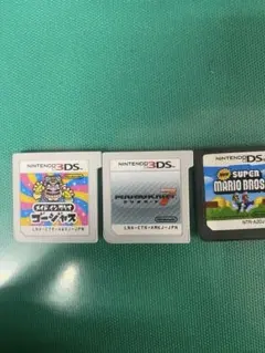 メイドインワリオゴージャス+マリオカート7+マリオブラザーズ、3本セット