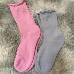 2足　アローヨガ ハーフスローバックソックス ユニセックス　23-25cm