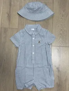 GAP ロンパースと帽子セット