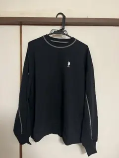 U.S. POLO ASSN. スウェット 黒 配色ステッチのサムネイル