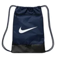 新品台紙付き ナイキ ブラジリア ドローストリング ジムサック 18L ネイビー