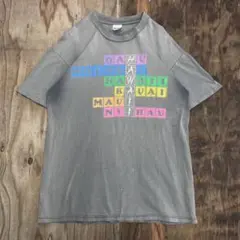 90s ステッドマン Tシャツ ブラック 鬼フェード USA製 パンク シングル