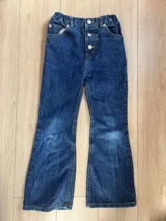 ハイウエストデニムパンツ ローリーズ　LOWRYS farm おしゃれ　キッズ
