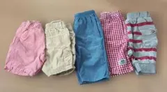 【5点セット】90〜95　半ズボン 青リバーシブルあり