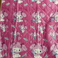 激カワ　マイメロディ いちごフランネル敷きパッド 新品　サンリオ