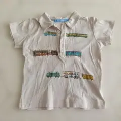 familiar 電車プリント Tシャツ 100